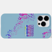 Coques Case-Mate iPhone La musique rapproche les gens | (Verso (horizontal))