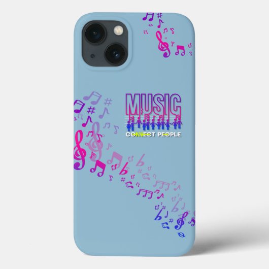Coques Case-Mate iPhone La musique rapproche les gens | (Verso)