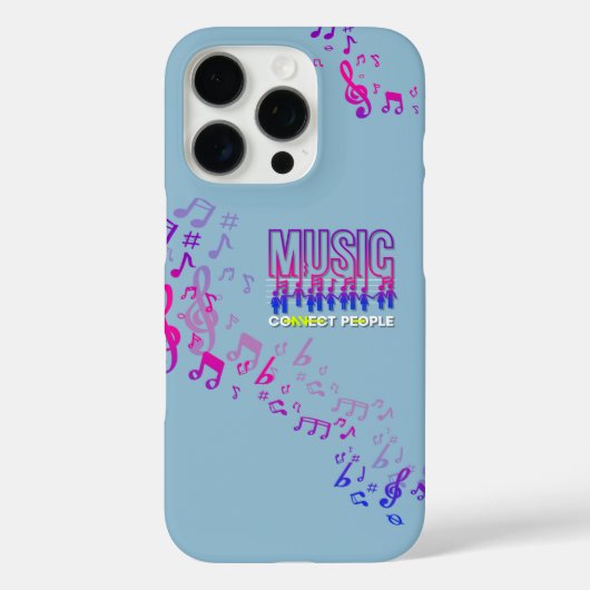 Coques Case-Mate iPhone La musique rapproche les gens | (Verso)