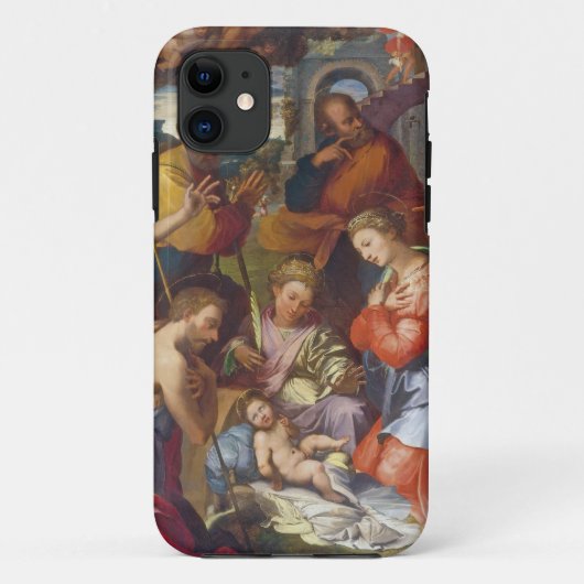 Coques Case-Mate iPhone La Nativité, 1534 (huile sur panneau) (Dos)