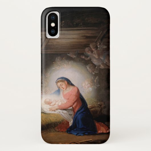 Coques Case-Mate iPhone La Nativité du Christ (par Vladimir Borovikovsky) (Dos)
