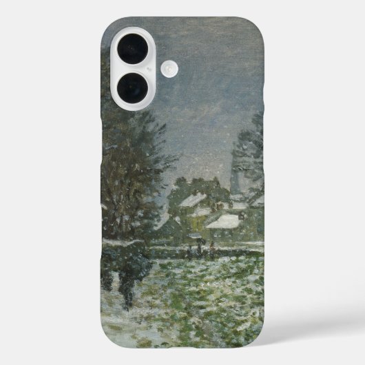 Coques Case-Mate iPhone La neige à Argenteuil par Claude Monet (Verso)
