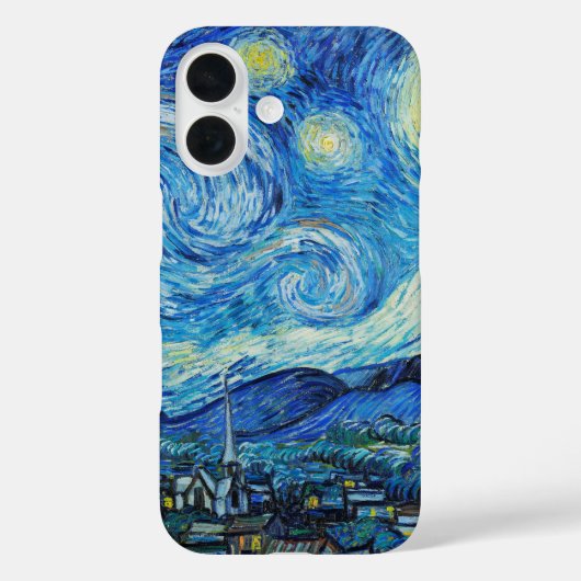 Coques Case-Mate iPhone La nuit étoilée de Vincent Van Gogh (Verso)