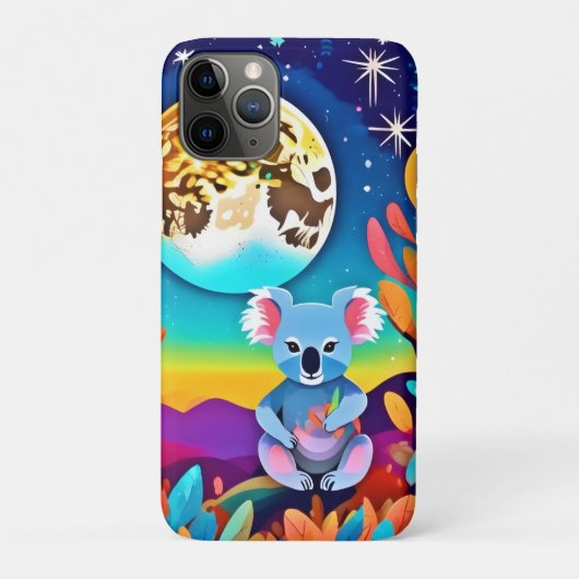Coques Case-Mate iPhone La nuit Lune de Koala (Dos)