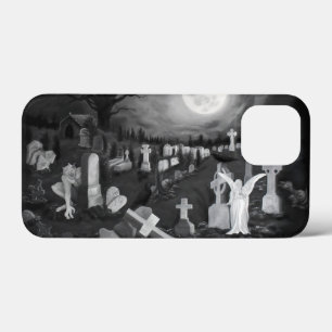 Case-Mate iPhone Case La nuit sur le cimetière - Angel avec Diable