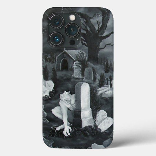 Coques Case-Mate iPhone La nuit sur le cimetière - Diable (Verso)