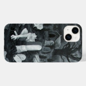 Coques Case-Mate iPhone La nuit sur le cimetière - Diable (Verso (horizontal))