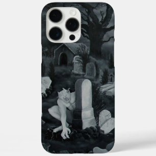 Coques iPhone 16 Pro Max La nuit sur le cimetière - Diable