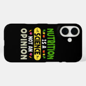 Coques Case-Mate iPhone La nutrition est une science, pas une opinion nutr (Verso (horizontal))