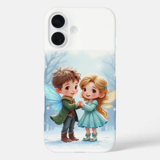 Coques Case-Mate iPhone La paire de fées d'amour iPhone 16 Coques (Verso)