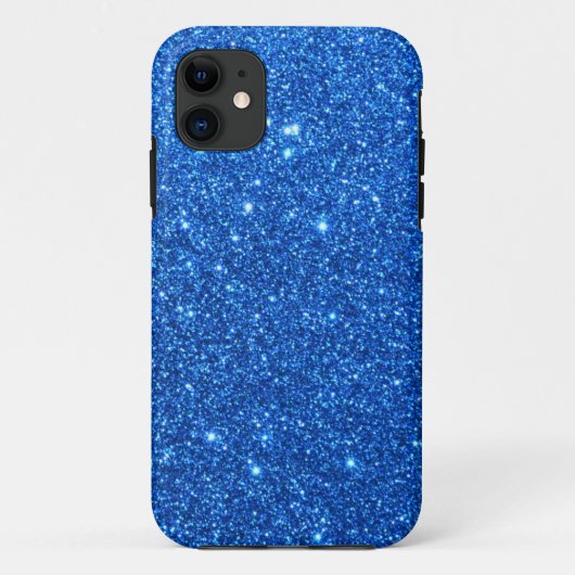 Coques Case-Mate iPhone La Parties scintillant Bleue Clair Éclate (Dos)