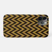 Coques Case-Mate iPhone La Parties scintillant d'or noir pour son confort  (Dos (Horizontal))