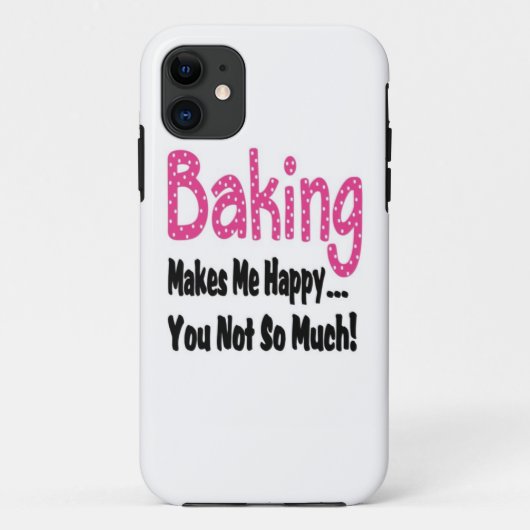 Coques Case-Mate iPhone La pâtisserie me rend heureux (Dos)