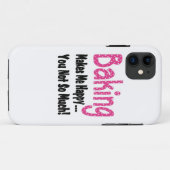 Coques Case-Mate iPhone La pâtisserie me rend heureux (Dos (Horizontal))