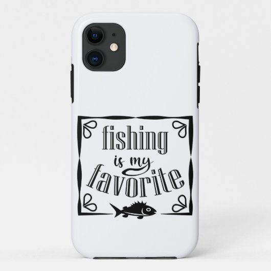 Coques Case-Mate iPhone La pêche est ma citation préférée (Dos)