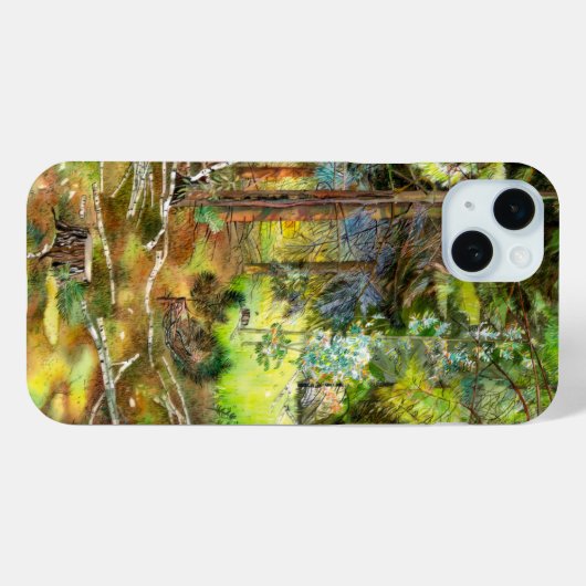 Coques Case-Mate iPhone La pinède (Verso (horizontal))