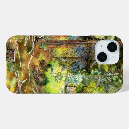 Coques Case-Mate iPhone La pinède (Verso (horizontal))