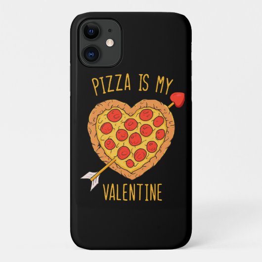 Coques Case-Mate iPhone La pizza est ma Saint Valentin (Dos)