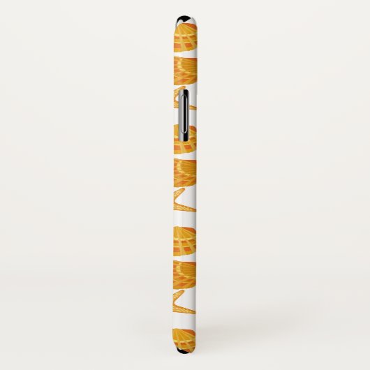 Coques Case-Mate iPhone La plage orange Shell modèlent (Dos/Droite)