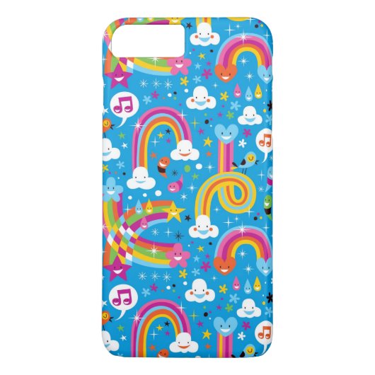 Coques Case-Mate iPhone la pluie d'arcs-en-ciel de nuages laisse tomber le (Dos)