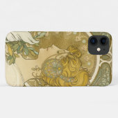 Coques Case-Mate iPhone La Plume d'Alphonse Mucha (Dos (Horizontal))