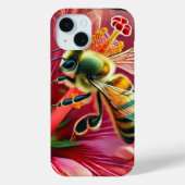 Coques Case-Mate iPhone La pollinisation d'une fleur d'Hibiscus (Verso)