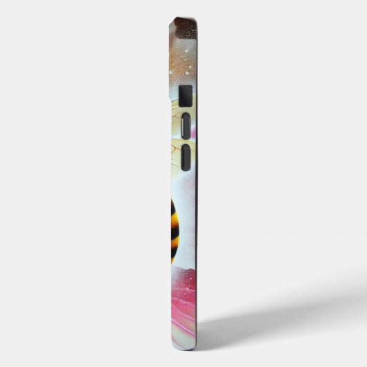 Coques Case-Mate iPhone La pollinisation d'une fleur d'Hibiscus en fleurs (Verso / Gauche)