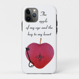 Case-Mate iPhone Case La pomme de mon oeil et la clé de mon coeur