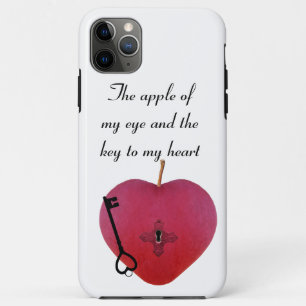Case-Mate iPhone Case La pomme de mon oeil et la clé de mon coeur