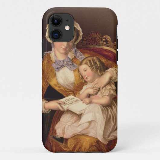 Coques Case-Mate iPhone La première leçon, pub. par Baxter, 1855 (copie) (Dos)