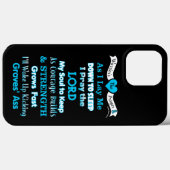 Coques Case-Mate iPhone La prière du guerrier...Graves' (Verso (horizontal))