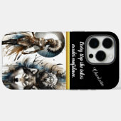 Coques Case-Mate iPhone La quête du guerrier avec les esprits de la nature (Verso (horizontal))