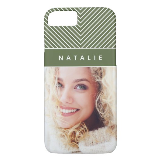 Coques Case-Mate iPhone La rayure géométrique moderne, audacieuse, (Dos)