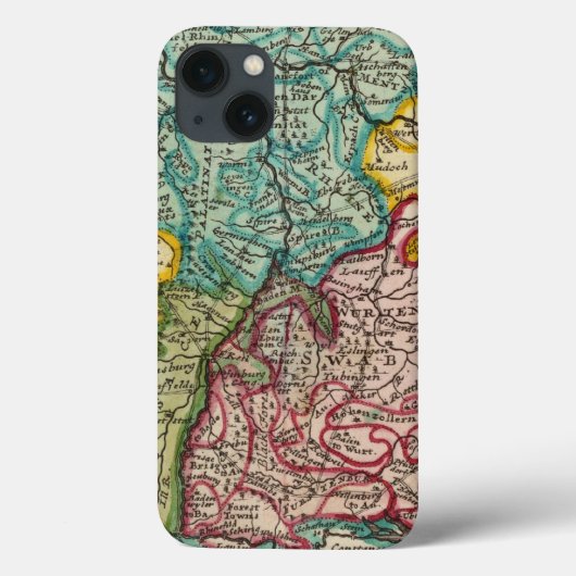 Coques Case-Mate iPhone La région de sud-ouest de l'Allemagne (Verso)