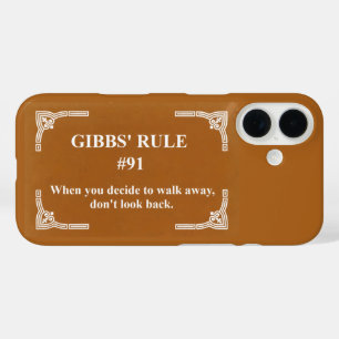 Coques iPhone 16 la règle 91 de Gibbs