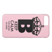 Coques Case-Mate iPhone La Reine B gardent le calme (Dos (Horizontal))