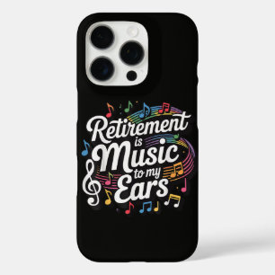 Coques iPhone 16 Pro La retraite est musique à mes oreilles