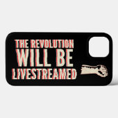 Coques Case-Mate iPhone La révolution sera livestreamed (Verso (horizontal))