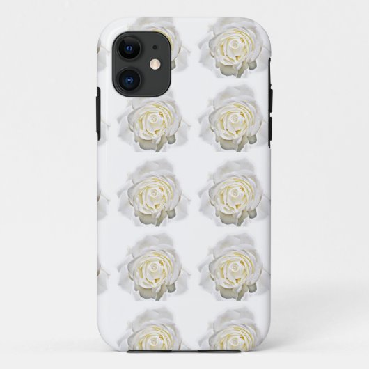 Coques Case-Mate iPhone La Rose Blanche de l'Amour_ (Dos)