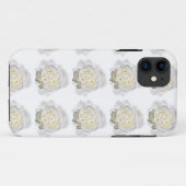 Coques Case-Mate iPhone La Rose Blanche de l'Amour_ (Dos (Horizontal))