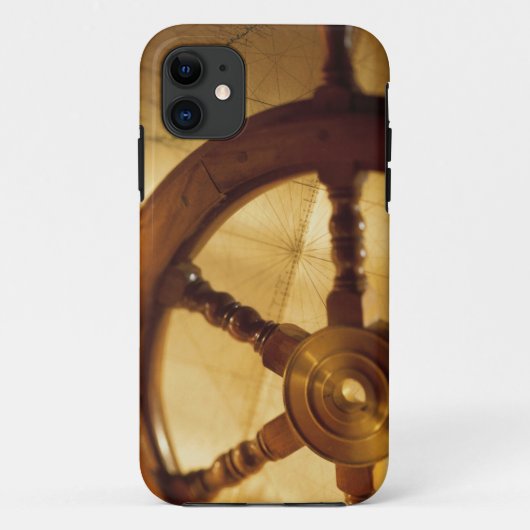 Coques Case-Mate iPhone La roue et la carte des bateaux (Dos)