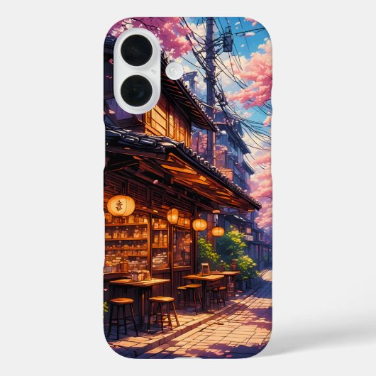 Coques Case-Mate iPhone La rue des fleurs de cerisier (Verso)