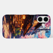 Coques Case-Mate iPhone La rue des fleurs de cerisier (Verso (horizontal))