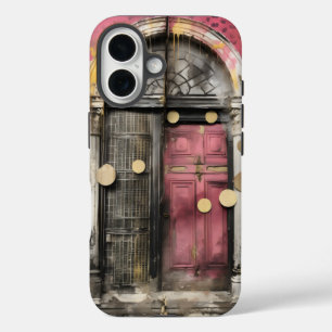 Coques iPhone 16 La ruine de Door Grunge