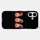 Coques Case-Mate iPhone La Saint-Valentin Trois Mignons Gnomes Tenant un C (Verso (horizontal))