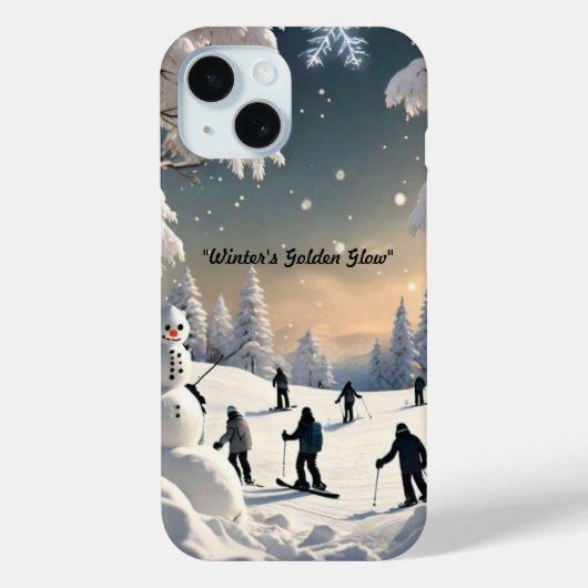 Coques Case-Mate iPhone "La Scène des merveilles hivernales" (Verso)