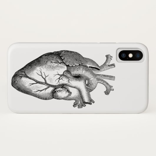 Coques Case-Mate iPhone La Science d'anatomie de coeur (Dos (Horizontal))