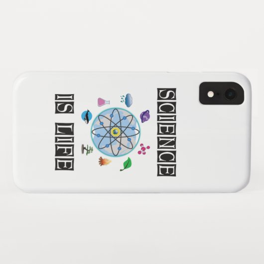 Coques Case-Mate iPhone La science est la vie (Dos (Horizontal))