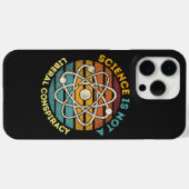 Coques Case-Mate iPhone La science n'est pas un complot libéral (Verso (horizontal))