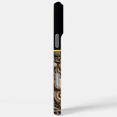 Coques Case-Mate iPhone La sculpture bouddhiste de Feuilles et d'orbes. IA (Verso / Droite)